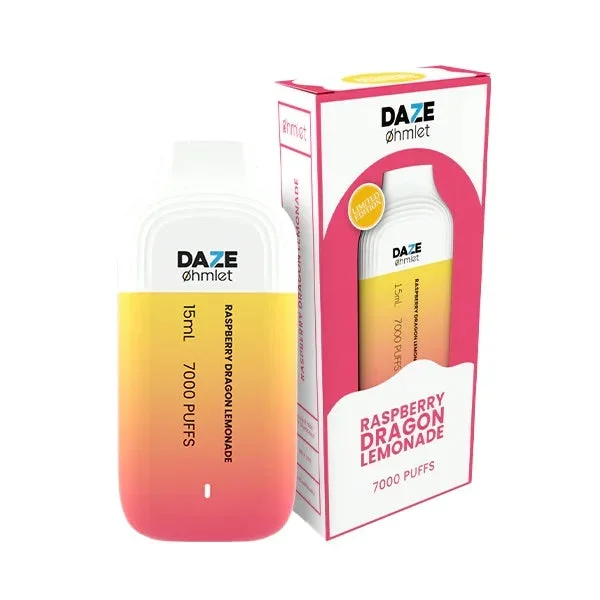 7 Daze Ohmlet Disposable – Raspberry Dragon Lemonade [7000 puffs] CLEARANCE