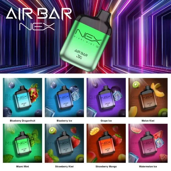 Air Bar NEX 6500 Puffs Disposable Vape 10 Pack 15mL