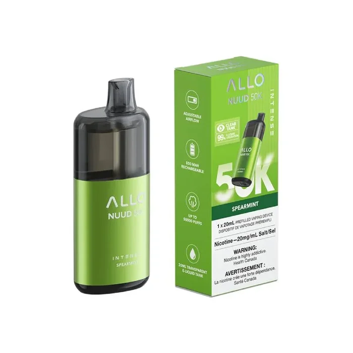 ALLO Nuud 50K – Spearmint Disposable Vape