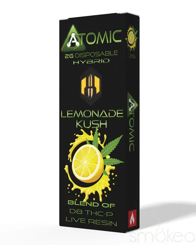 Atomic Delta 2g Delta 8 + THCP Live Resin Vape – Lemonade Kush