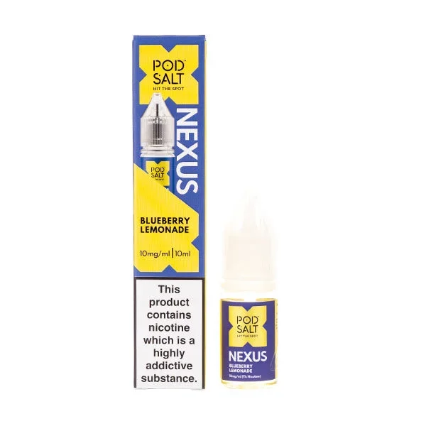 Blueberry Lemonade Nic Salt E-Liquid by Pod Salt Nexus