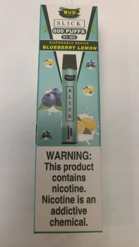 Bud Vape Slick – 800 puffs – Blueberry Lemon [CLEARANCE]