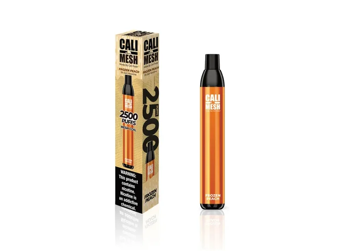 Cali Mesh Disposable [2500 puffs] – Frozen Peach [CLEARANCE]