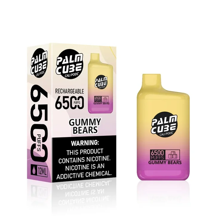 Cali Palm Cube Disposable [6500 puffs] – Gummy Bears [CLEARANCE]