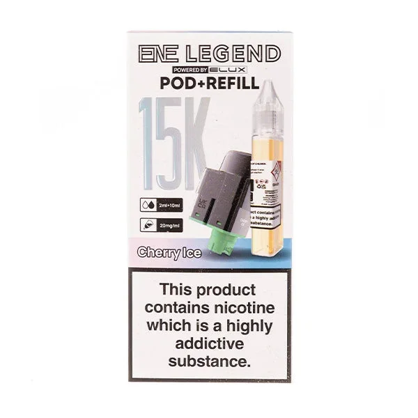 Cherry Ice ENE Legend 15K Prefilled Pod + Refill by Elux