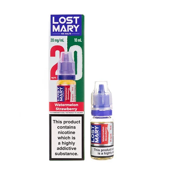 Watermelon Strawberry Nic Salt E-Liquid by Lost Mary