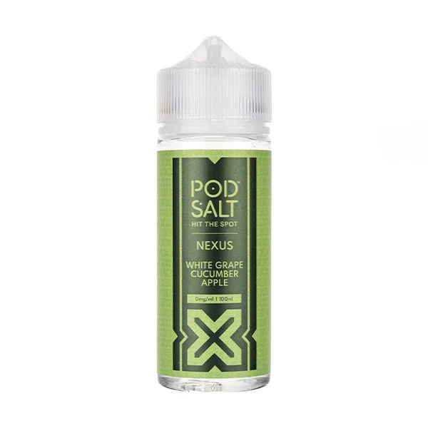 White Grape Cucumber Apple 100ml Shortfill E-Liquid by Pod Salt Nexus